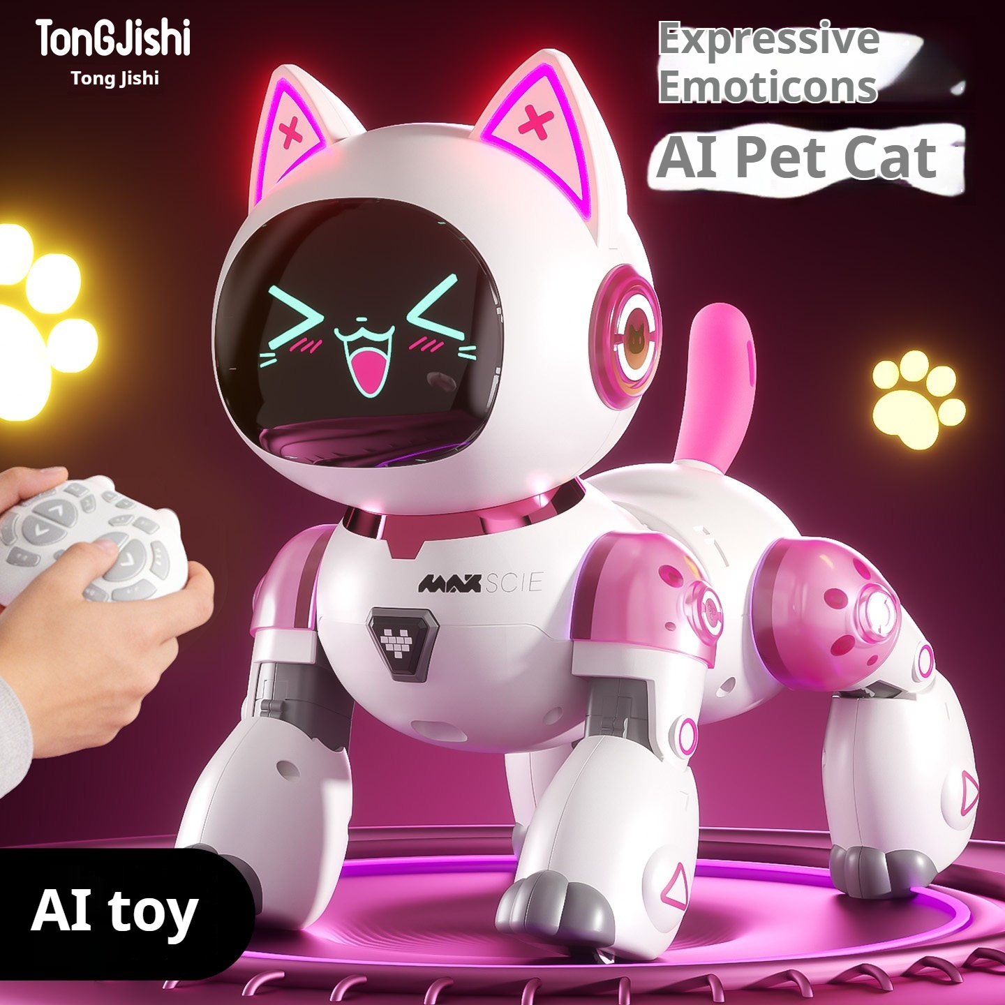 Ai リモコンダンス猫ロボット表現インタラクティブインテリジェントペットのおもちゃ 3 から 6 歳の女の子に適した誕生日プレゼント