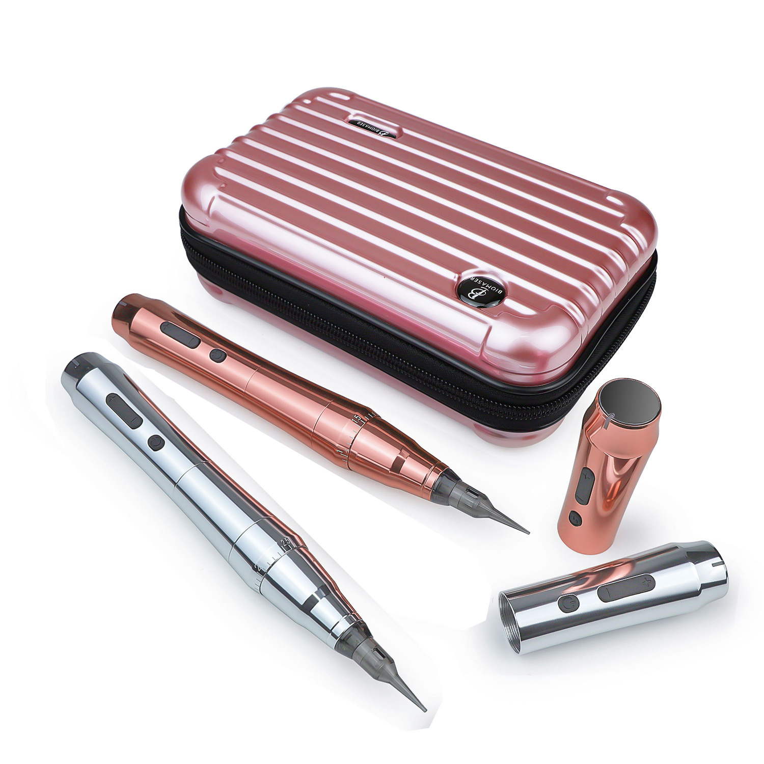 Biomaser 電気ワイヤレス PMU マシンペン低ノ​​イズ充電式 Microblading 眉毛リップアートメイクタトゥーマシン