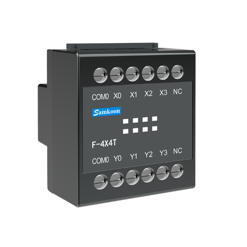 Samkoon F シリーズ PLC プラグイン モジュール デジタル アナログ温度リレー I/O 拡張、メイン ユニットから駆動
