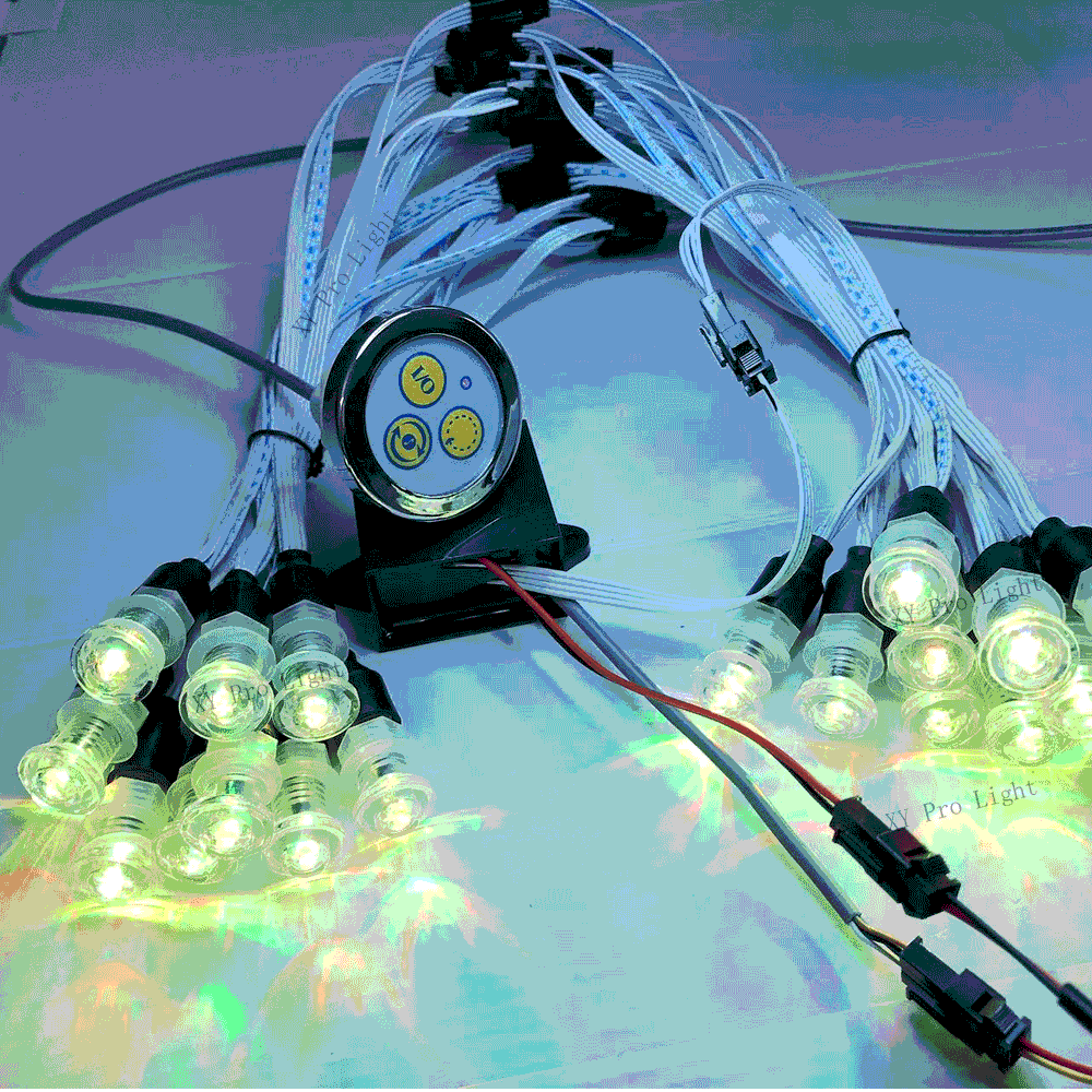38 ミリメートル RGB 水中バスライト 12V 100mA 星空バスバケツカラフルな水中 LED プールライトシャワールーム LED 浴槽ランプ