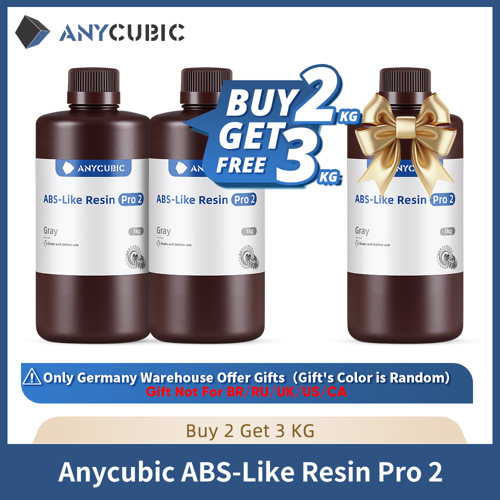 ANYCUBIC ABS 様 Pro 2 3D プリンタ樹脂高強度と靭性 405nm UV 急速硬化樹脂 LCD SLA 3D プリンタ用