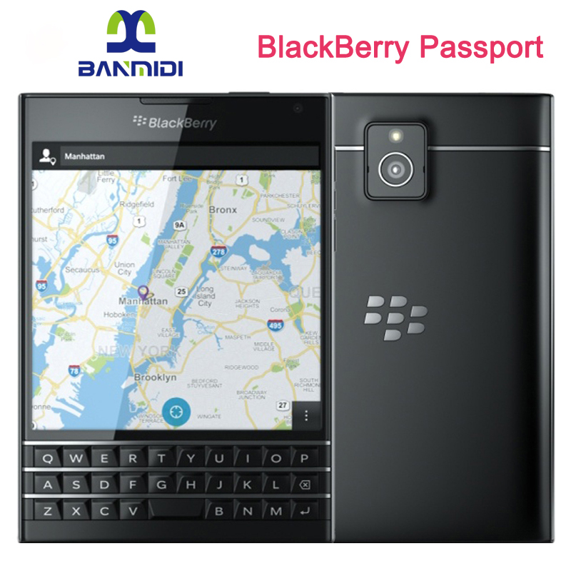 BlackBerry パスポート Q30 携帯電話 3G 4G LTE 携帯携帯電話クアッドコア 3 ギガバイト RAM 32 ギガバイト ROM 13MP オリジナルロック解除 BlackBerry OS 10
