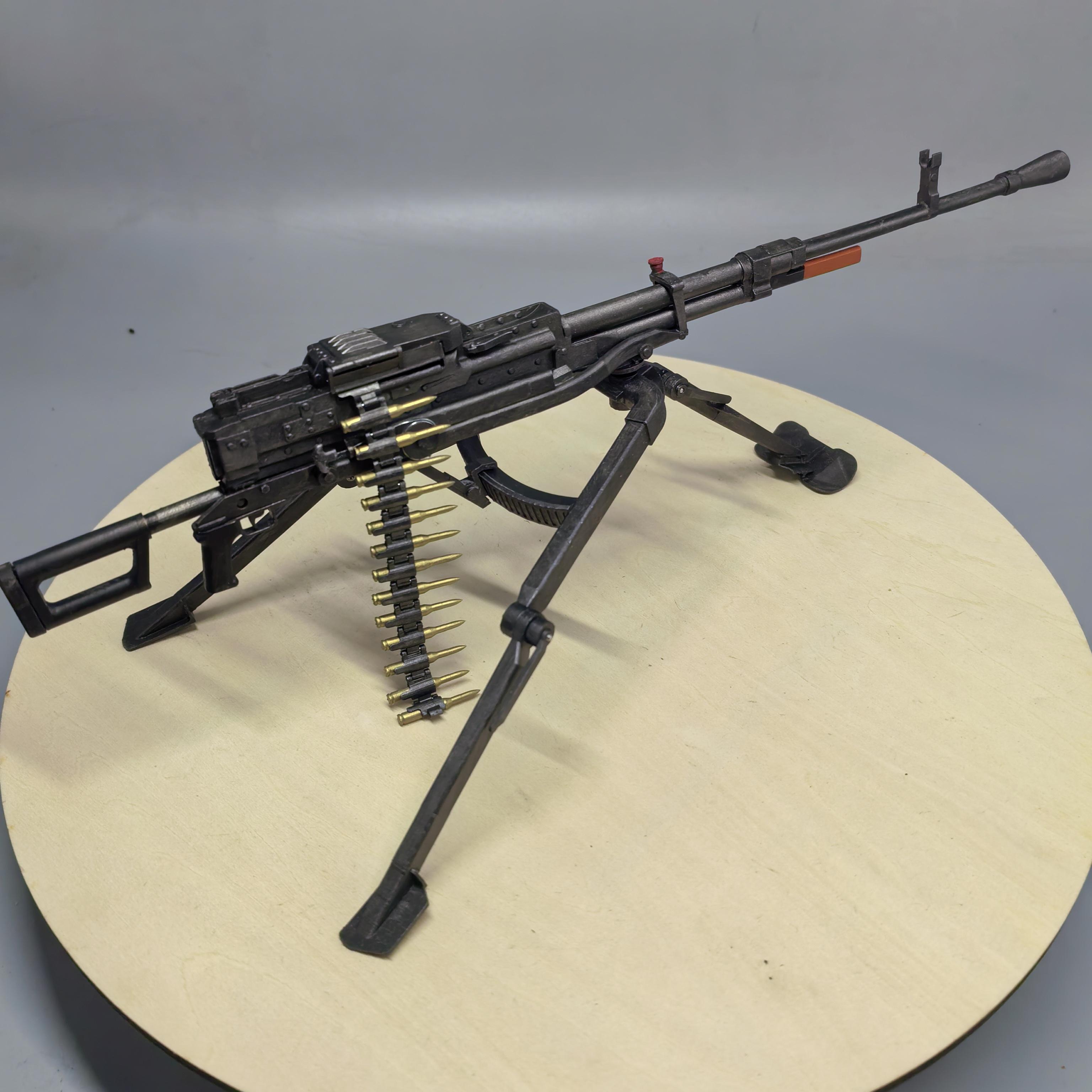 1/6 3D プリントアクションフィギュア重機関銃モデル KORD NVS ミニチュア銃アクセサリー軍用人形コレクター用