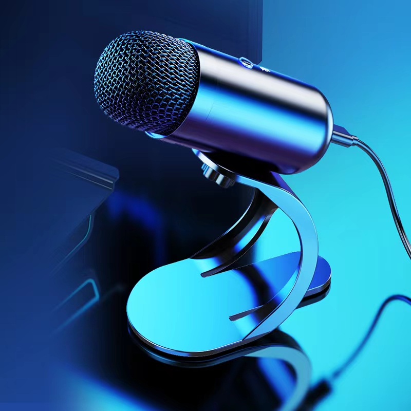 プロフェッショナル有線コンデンサー会議マイクグースネックデスクトップ高音声品質マイクコンピュータゲーム用USBマイク