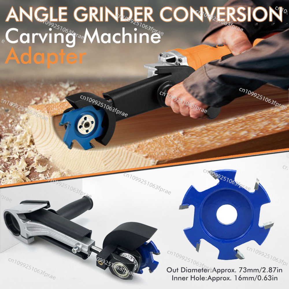 アングルグラインダーアダプター M10 M14 スロットコンバーター、DIY 木彫刻彫刻アタッチメント、多機能木工アクセサリー