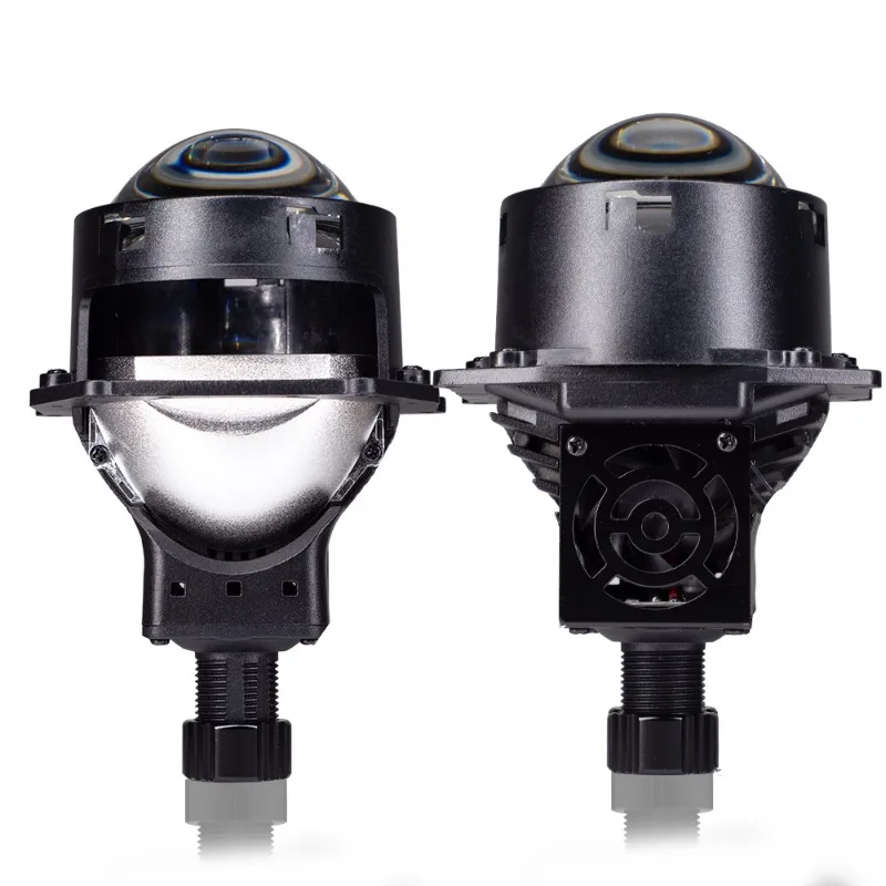 2 個 P40 二焦点レンズ 3 インチ 70 ワットハイパワー車 LED ヘッドライト LED カーライト H4 H11 レンズ 6000K