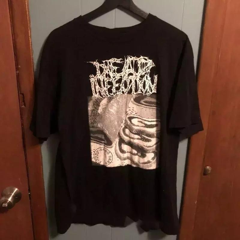 新しい人気の Dead Infection ブラック コットン T シャツ フルサイズ S 5Xl