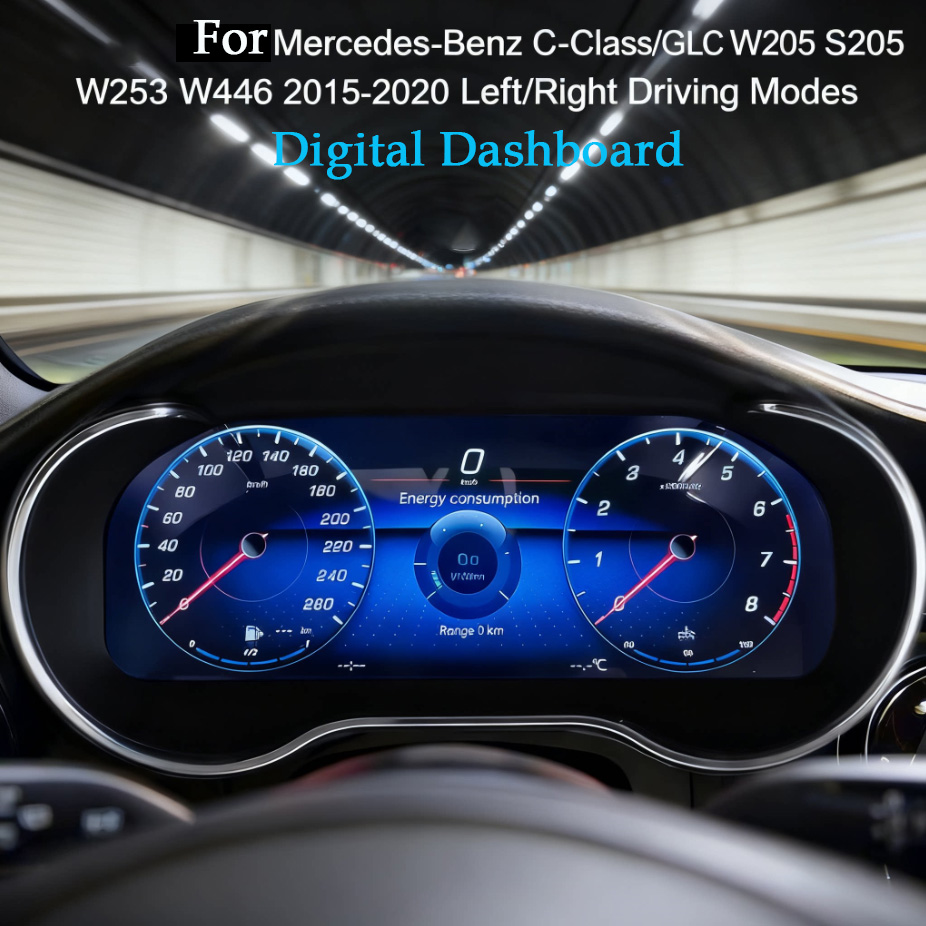 デジタルダッシュボードメルセデス · ベンツ S205 X253 2014-2022 ワイヤレス CarPlay Android 自動スピードメーター HDMI アップグレードダッシュボード upgrad