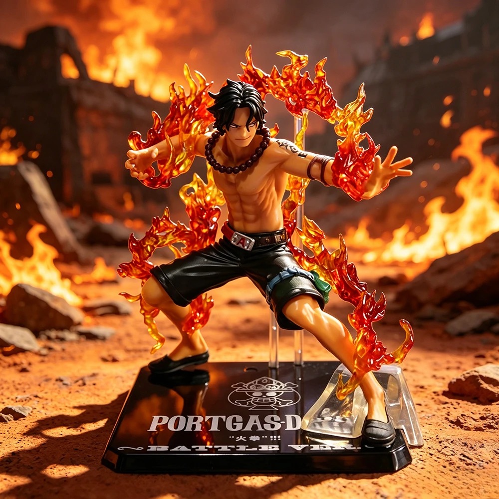 14 センチメートルアニメワンピースフィギュアポートガス · D · エースアクションフィギュア Pvc 像 Ornamen コレクションモデルのおもちゃギフト