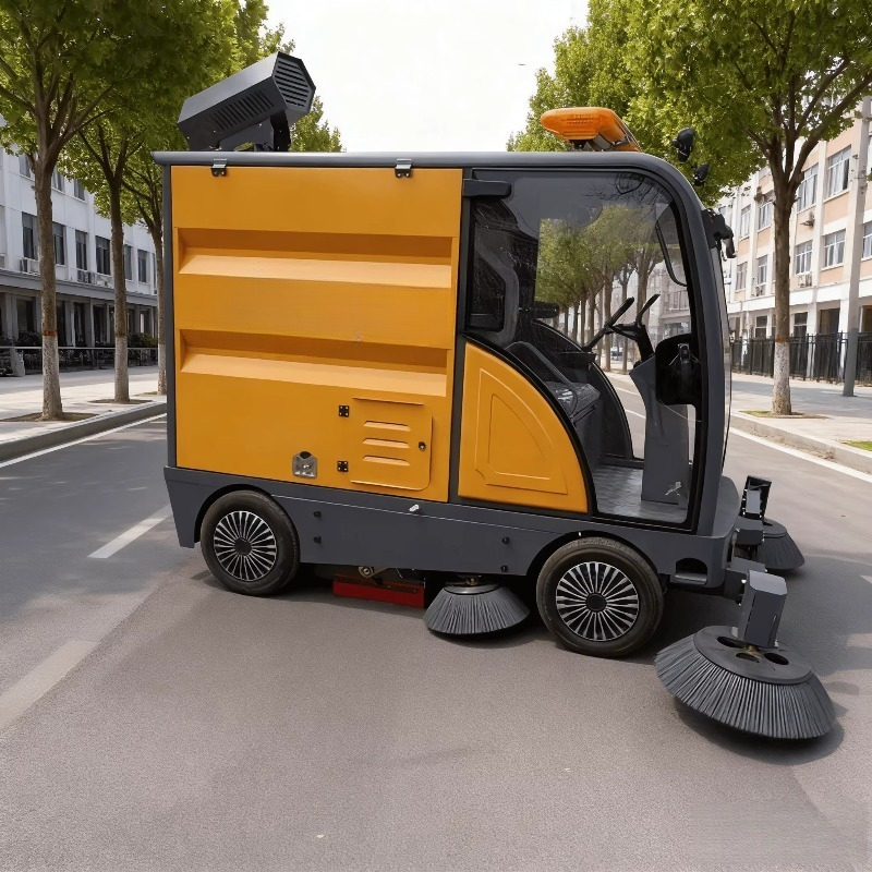 New Electric Sweeper Janitorial Cart Rust Proof for Street Industrial Road Cleaning Road Sweeper Machine Street Sweeper Machine