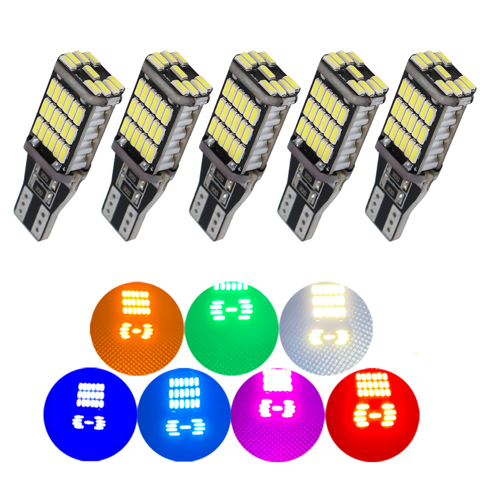 T15 Led 電球レッドトウモロコシ穂軸 3 ワット照明外装自動車 12vdc ライト 12v ブレーキライト省エネインジケータ電球リバースライト