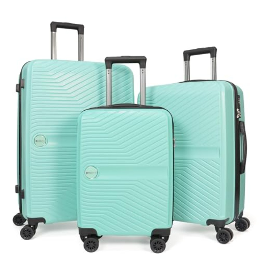 荷物セット 3 個 - スーツケースセット - 車輪付き荷物 - チェックイン荷物 - PC ABS 耐久性のあるスーツケース回転サイレントホイール