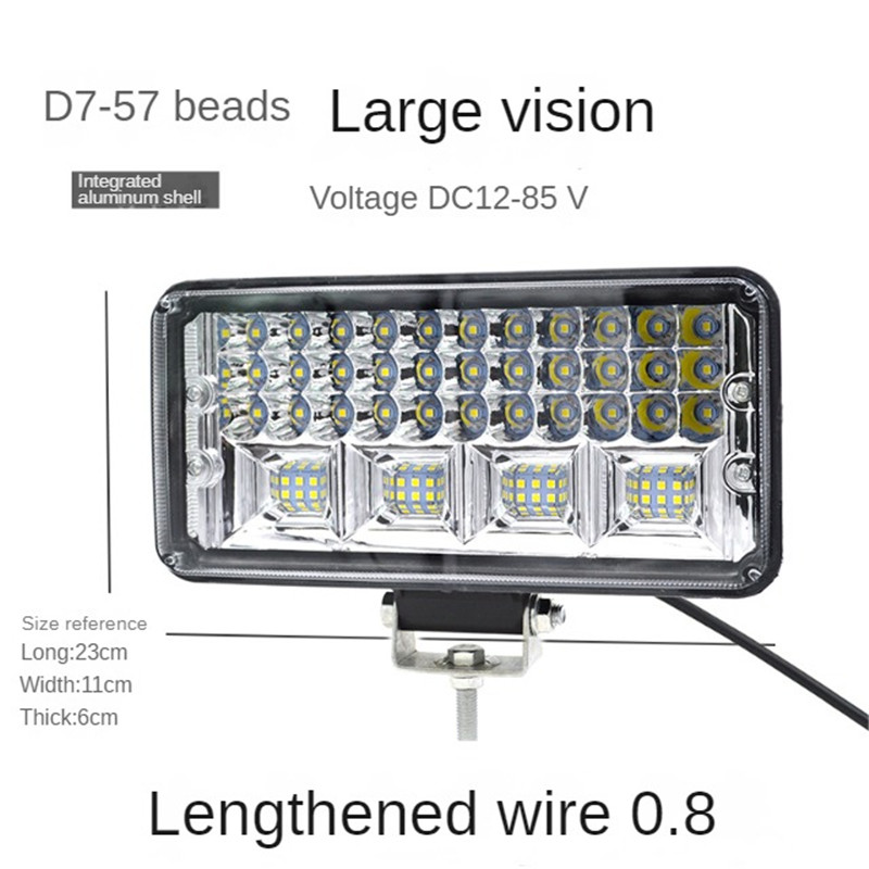 12-80V LED ライトバー ワークライト トラック 車 ボート トラクター 4x4 ATV 3 '' 4 '' 5 '' 7 インチヘッドライト用