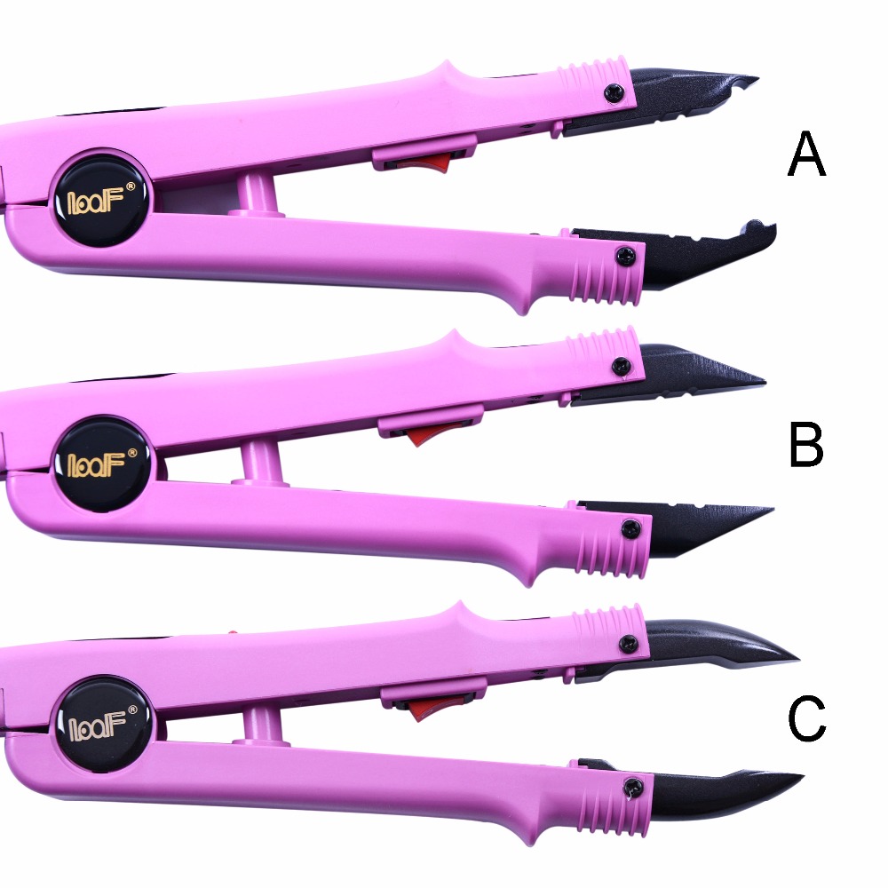 1pc JR-611 A/B/C 先端定温加熱アイロンヘアエクステンション融合アイロンケラチン溶解ツールヘアコネクタ