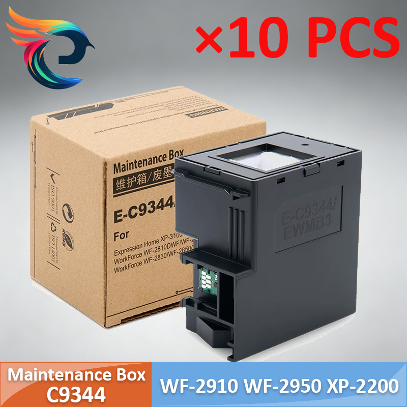 10 個 C9344 メンテナンスボックスエプソン WF-2910 WF-2950 2930 2935 L5590 L3550 XP-2200 XP-2205L XP-3200 3205 2100 2105 プリンタ