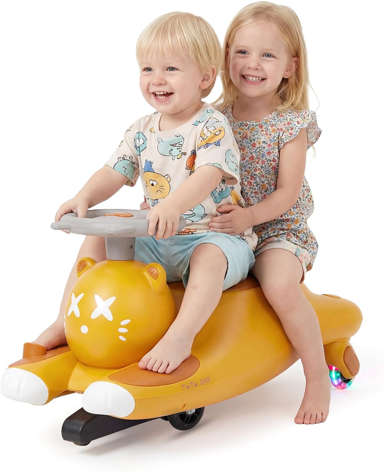 子供用12V電動乗用車、2-in-1マニュアル付き電動ウィグルカー