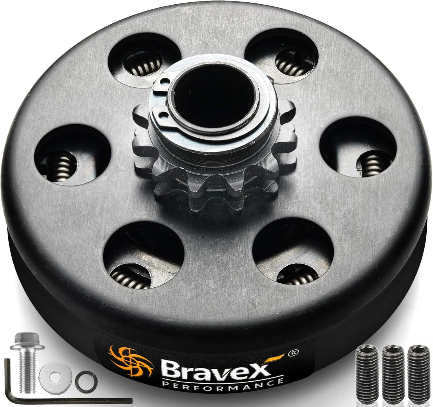 Bravex ヘビーデューティ 12 歯 遠心クラッチ 3/4 インチ ボア