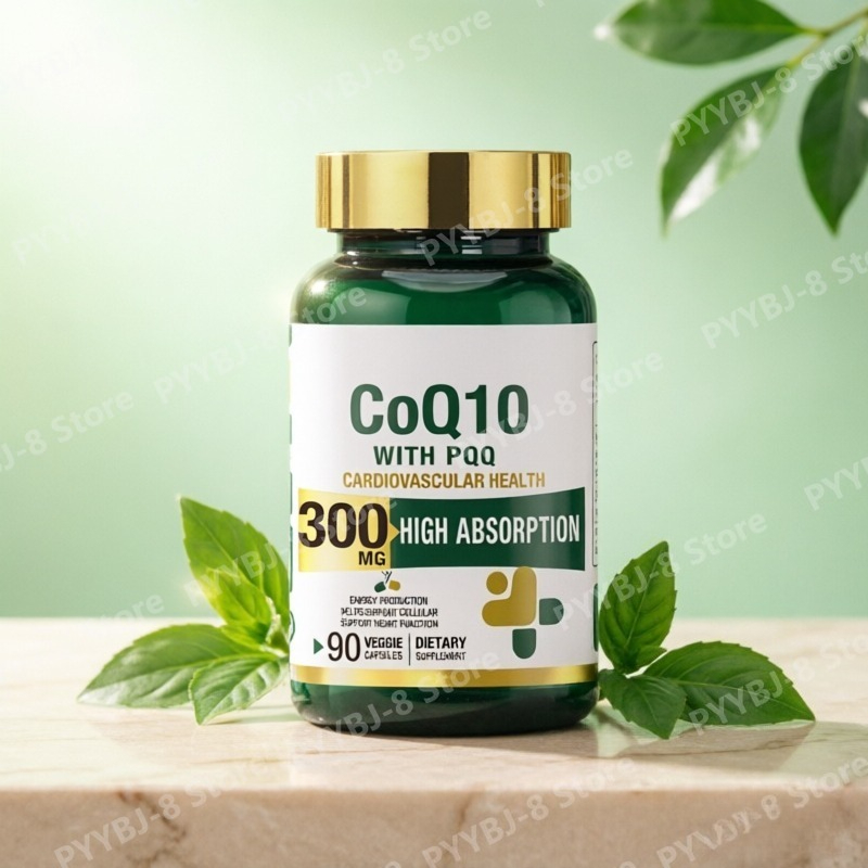 300mg Q10 と 10mg PQQ を含むコエンザイム Q10 カプセルが心臓の健康をサポート