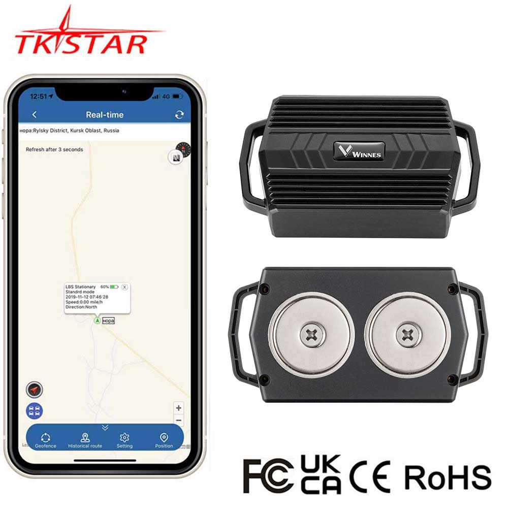 TKSTAR GPS トラッカー車追跡装置防水マグネット 3000mAh GPS 車トラッカー衝撃警報車両トラッカー TK935