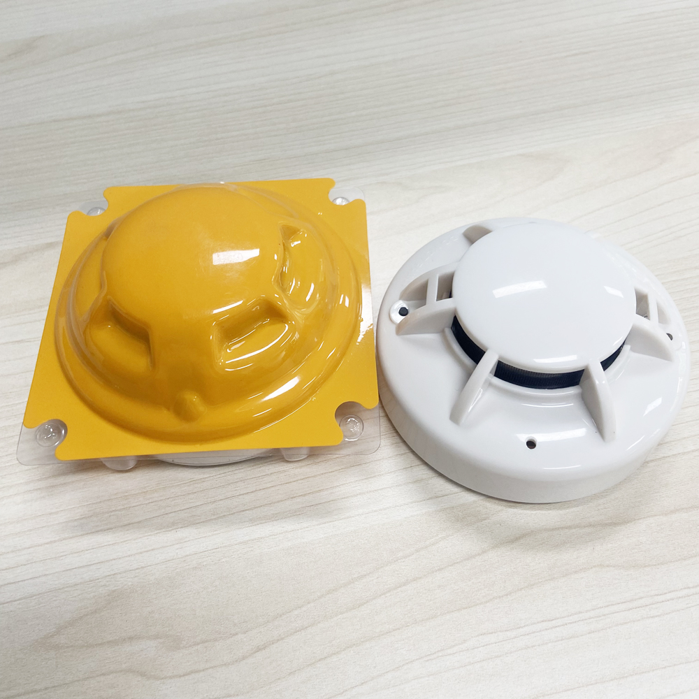 1 個 9-24Vdc ワイヤー熱検出器 NC/NO ドライ接点出力屋内天井火災煙警報センサーホームセキュリティ用