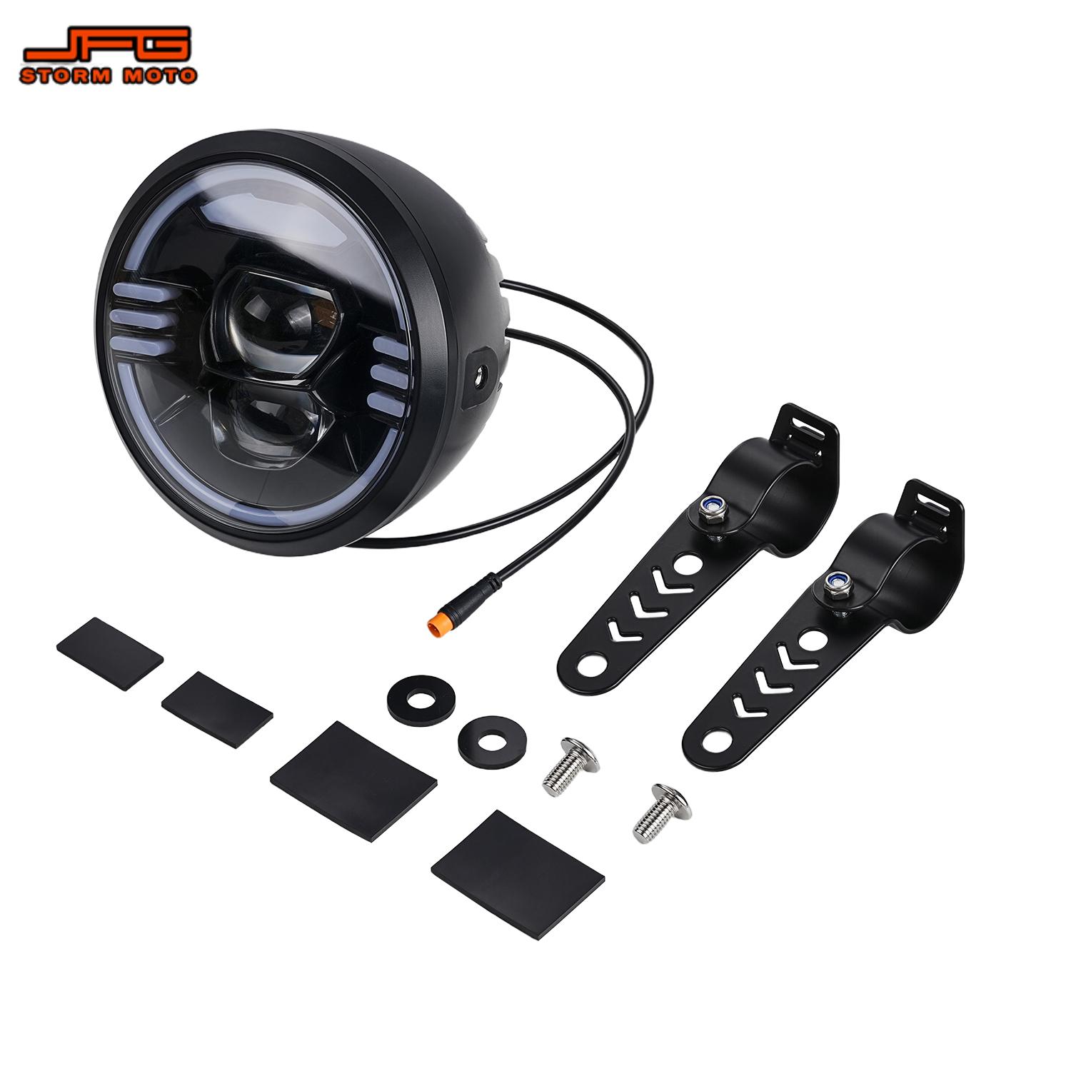 Ridstar Q20 LED ヘッドライト用内蔵ホーン電動ダートバイク E-バイクオートバイ部品高輝度照明