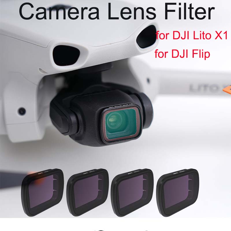 DJI Lito X1 レンズフィルター CPL UV ND8 ND16 ND32 ND64 ND/PL フィルター軽量カメラフィルター DJI フリップドローンアクセサリー