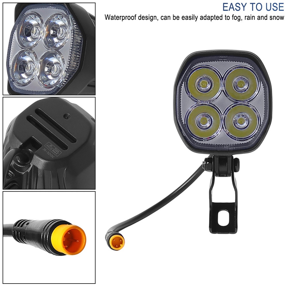 フロント LED ヘッドライト KUKIRIN G2Pro DB 電動スクーター高輝度ヘッドランプ簡単なインストールアップグレードヘッドライトアクセサリー