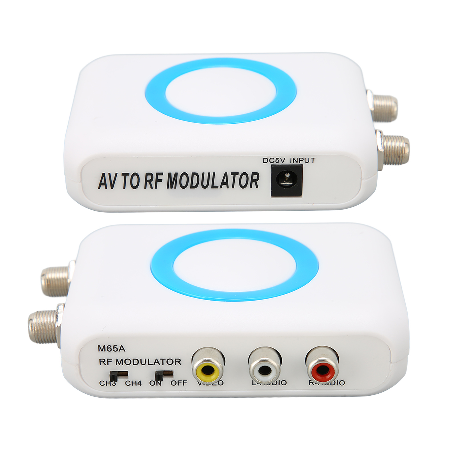 M65ANTSC RF 変調器サポート AV 出力 CATV システム用プロフェッショナル HD VHF 復調器コンバータ