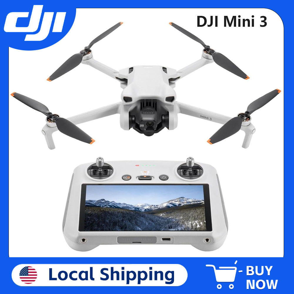 DJI Mini 3 (DJI RC)、成人向けカメラ付き軽量 3x メカニカル ジンバル ドローン 4K、飛行時間 38 分、最大 32800 フィート (10 km) ビデオ送信、垂直撮影、GPS オートリターン統合