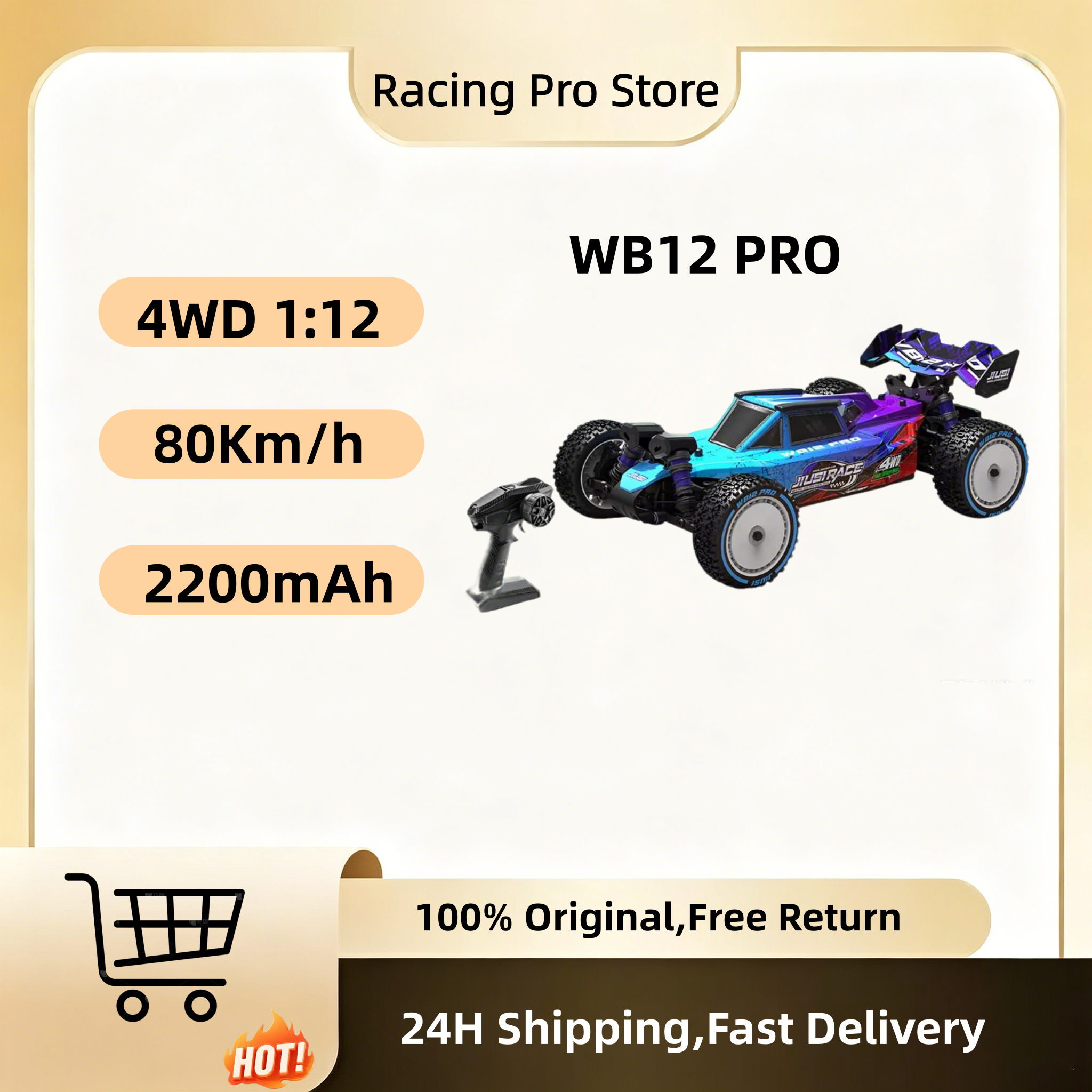 米国/EU在庫あり JIUSI WB 12 Pro 1/12 大人用ブラシレス RC カー 高速 50 マイル時速オフロード全地形バギー RTR 4X4 電動 RC カー