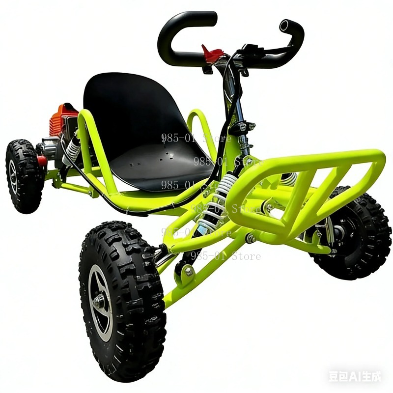 All-terrain off-road kart, 2-stroke rally mountain bike for adult racing & kids beach drifting