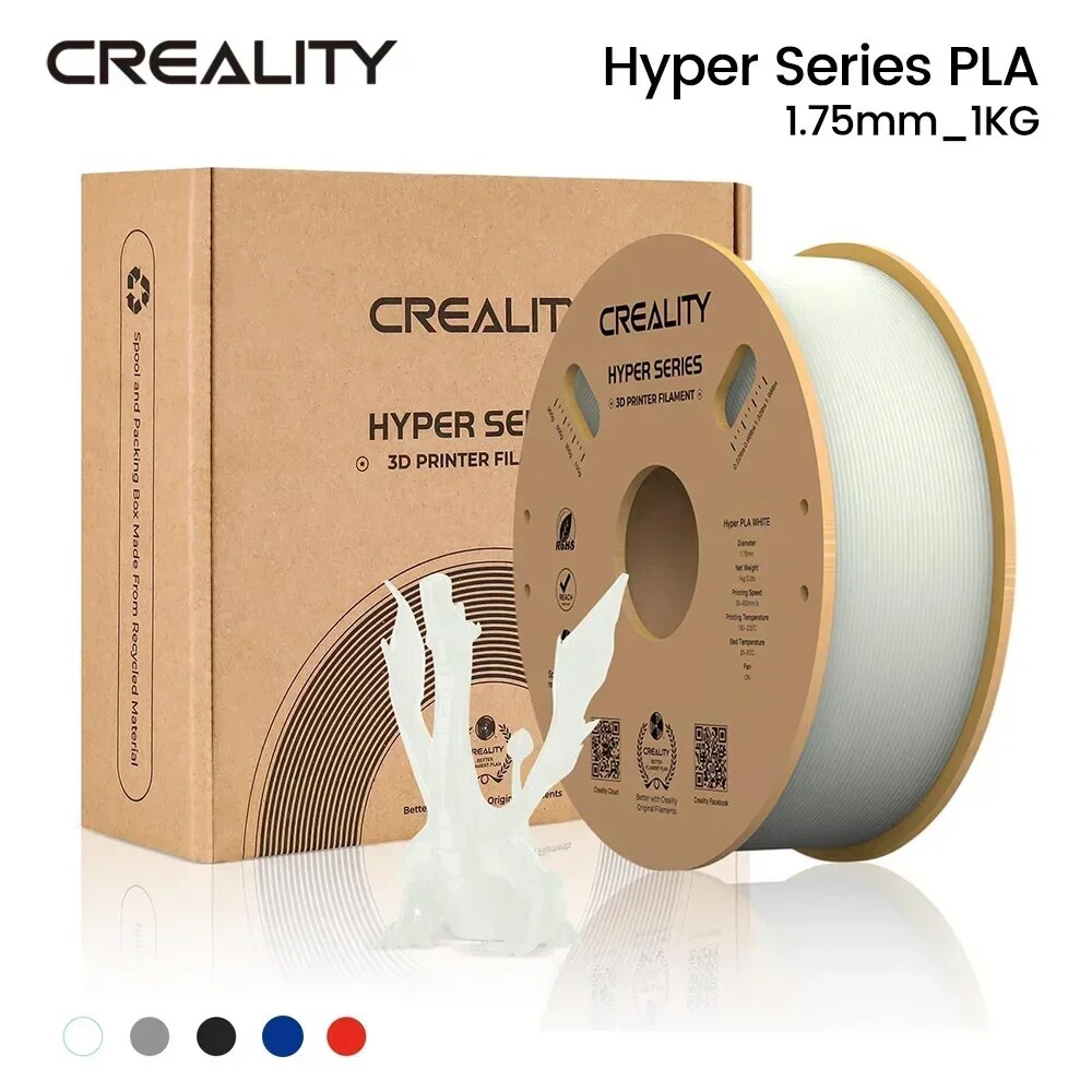 CREALITY ハイパーシリーズ PLA フィラメント 1.75mm 優れた流動性 高速冷却 FDM プリンター用高精度