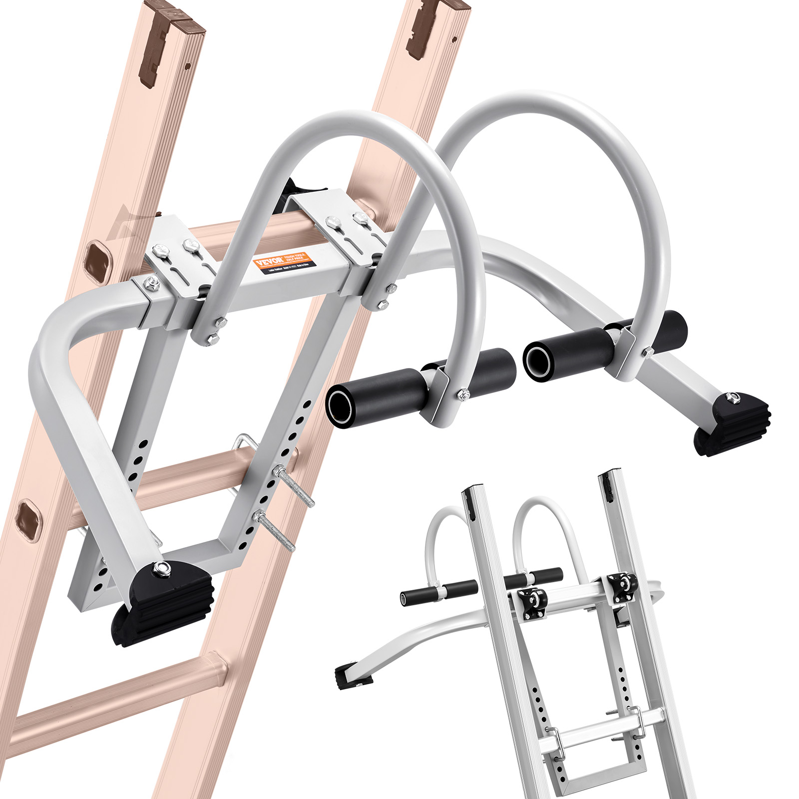 SucceBuy はしごスタビライザー 2in1 延長壁はしごスタンドオフフック屋根リッジはしごアクセサリー両方水平垂直