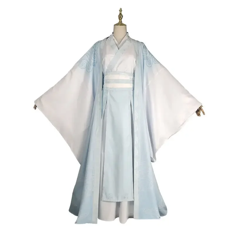 2025ei Wuxian Lan Wangji コスチューム悪魔栽培のグランドマスター Mo Dao Zu Shi コスプレ衣装ウィッグ