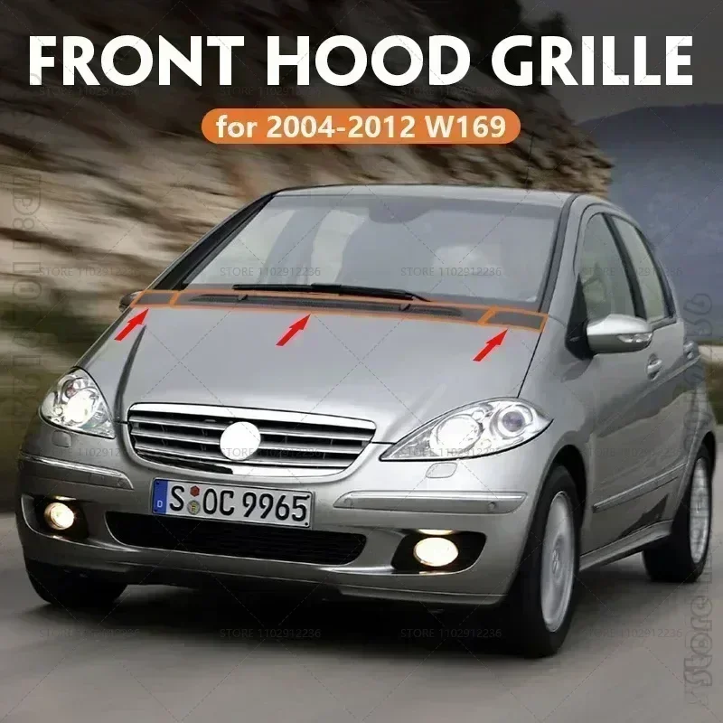 2004-2012 W169 メルセデスベンツ A クラス A150 A160 A170 A180 A200 フロントフードベントカバーグリル 1698300075 1698300175 1698360018