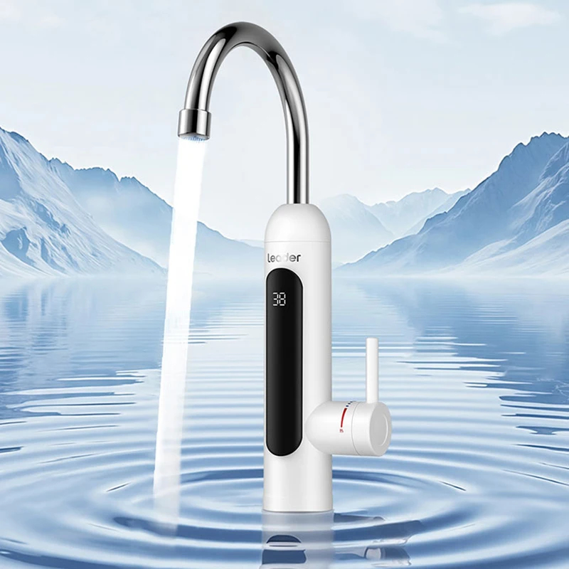 220V 電気インスタント給湯器の蛇口タンクレス温水タップキッチン浴室暖房シンクの蛇口急速加熱