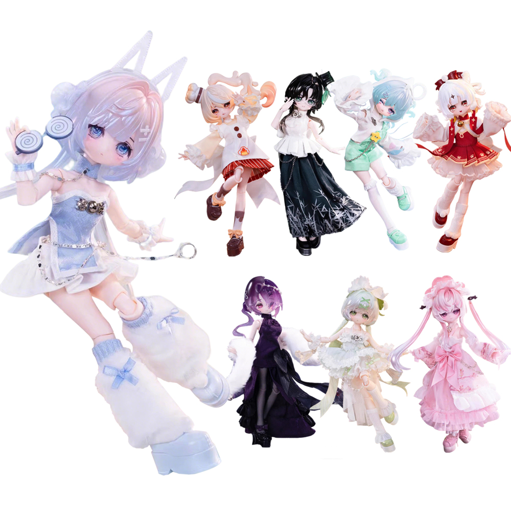 在庫あり本物 Come4free ラッキーリトルサインスピリット 1/8 BJD ブラインドボックス可動ジョイント人形かわいい置物飾りホリデーギフト