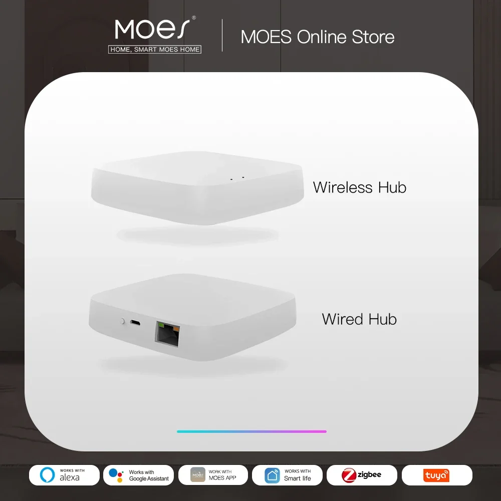 Tuya ZigBee 3.0 スマート ゲートウェイ ハブ スマート ホーム ブリッジ スマート ライフ APP ワイヤレス リモート コントローラー Alexa Google Home と連携