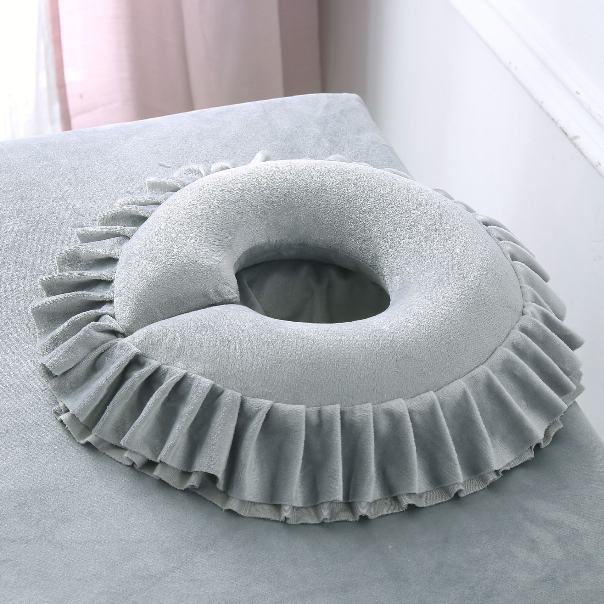 Cushion Beauty Salon Flower shape Slow Rebound Face Massage Pillow Face Pillow U-Shaped Pillow Removable