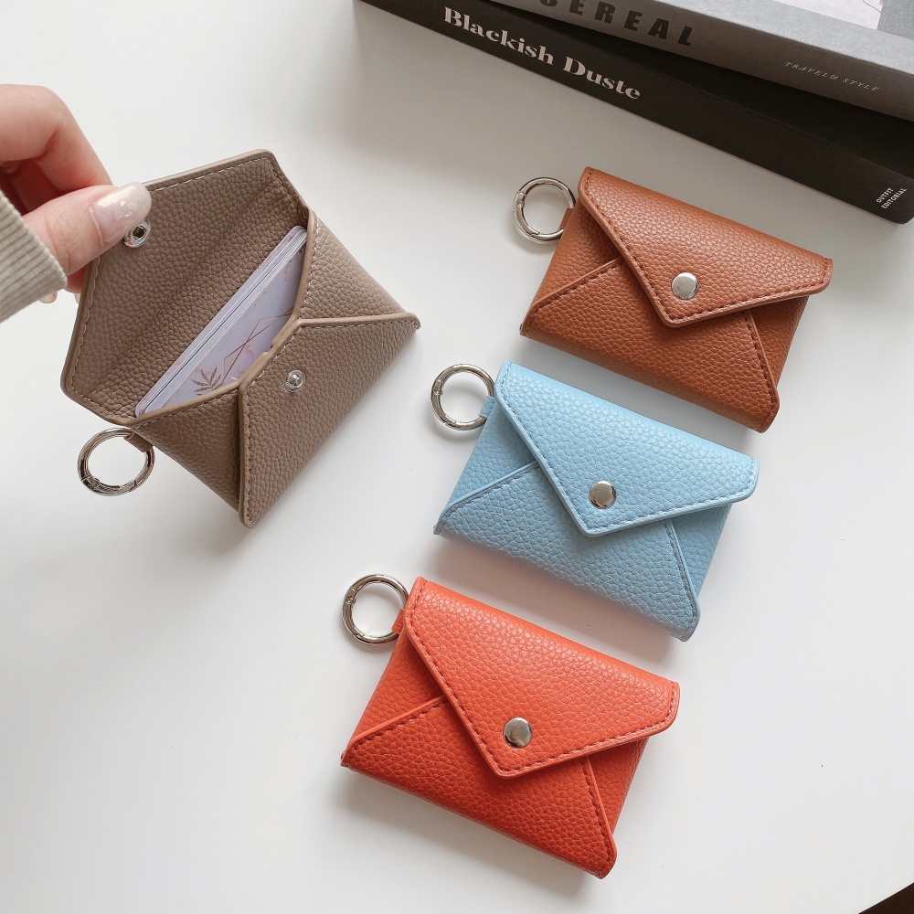 新しい女性封筒デザイン小銭入れファッション PU レザーミニバッグ多機能ショルダーバッグキーホルダーカードバッグフックバッグ