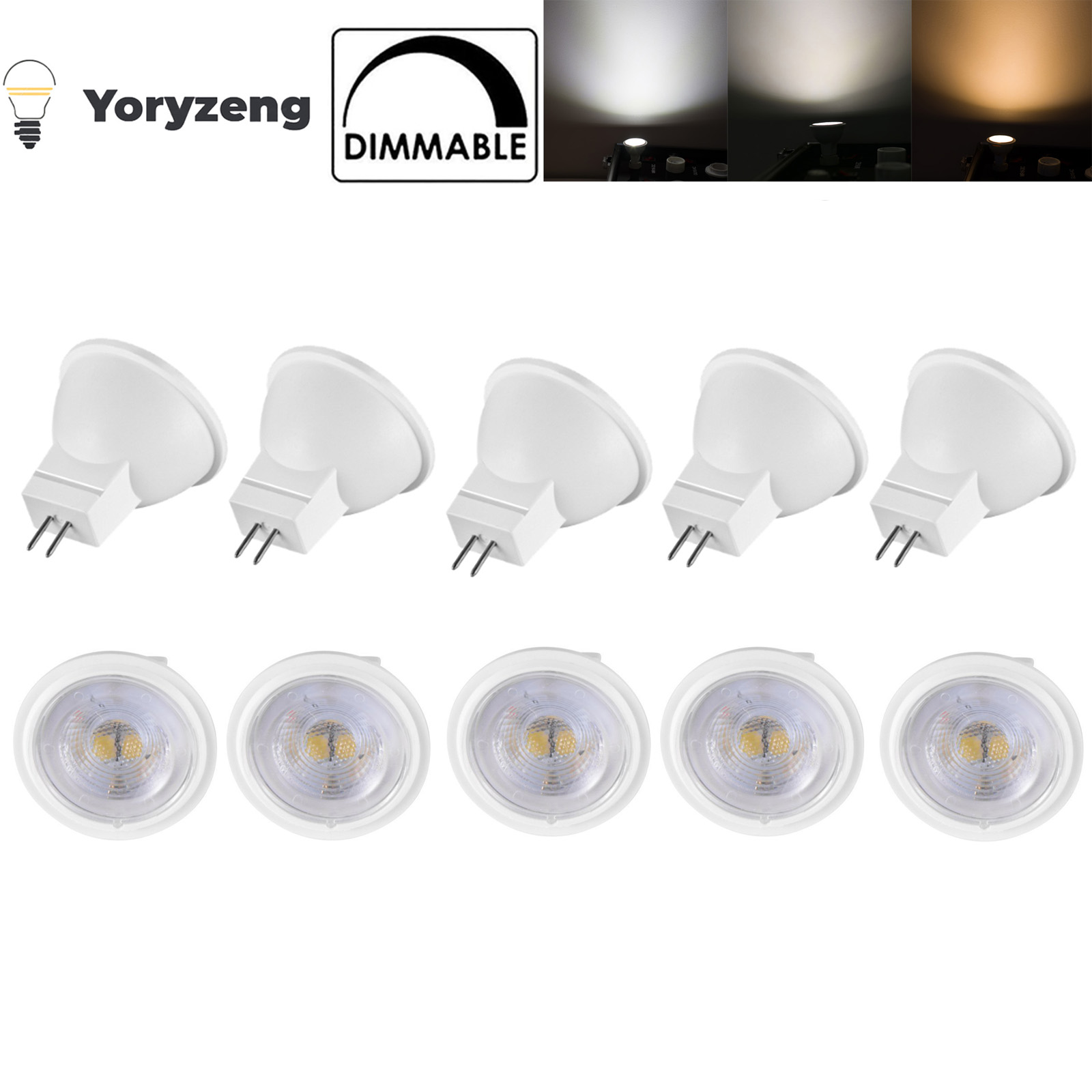 5 個 3 ワット調光可能なミニ MR11 LED スポットライト電球 GU4 2835 SMD 110 V 220 V 12 V-24 V 交換 30 ワットハロゲンコールドウォームニュートラルホワイトランプ