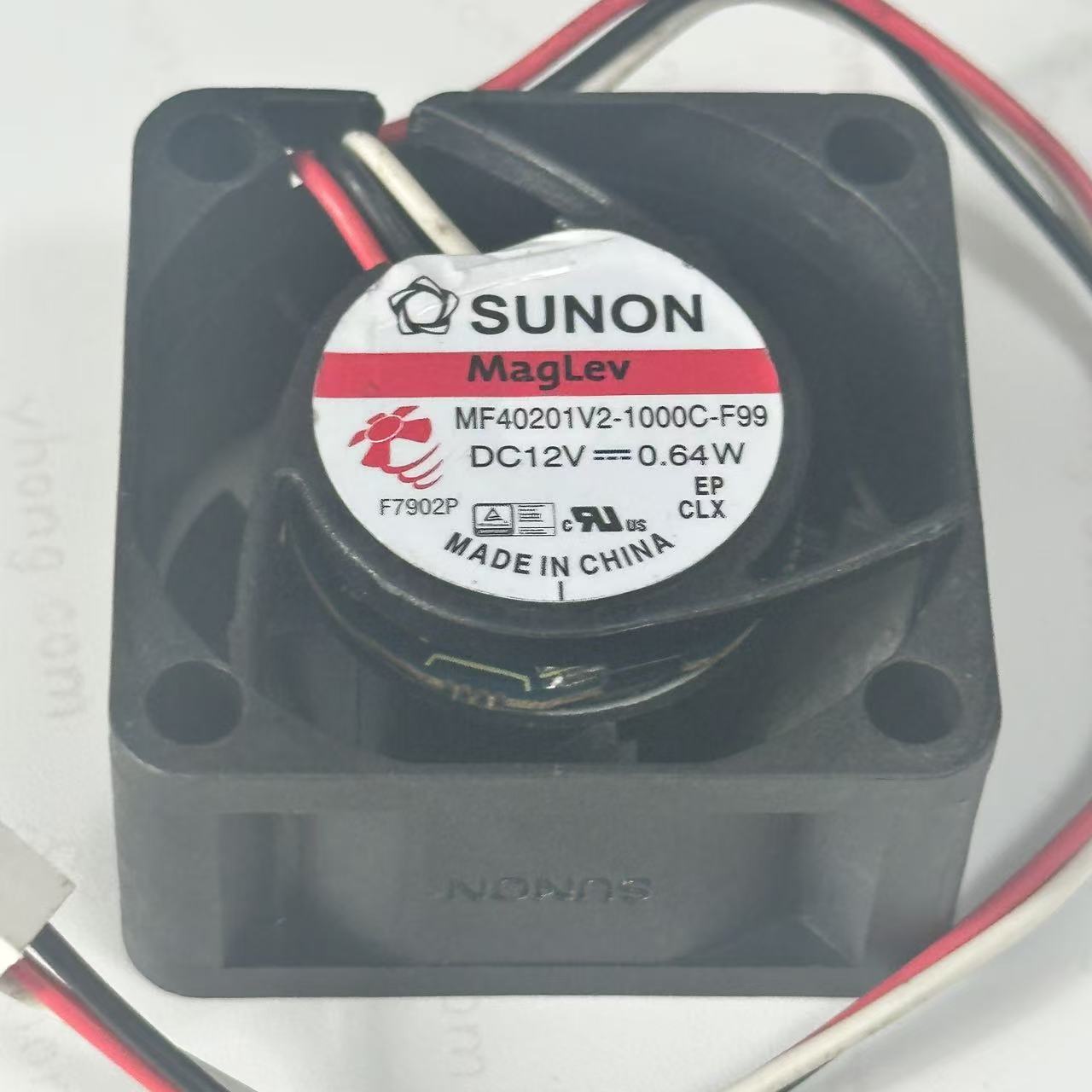 SUNON MF40201V2-1000C-F99 DC 12V 0.64W 40x40x20mm 3 線式サーバー冷却ファン