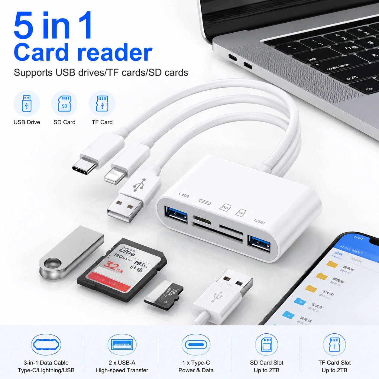 5 in 1 USB