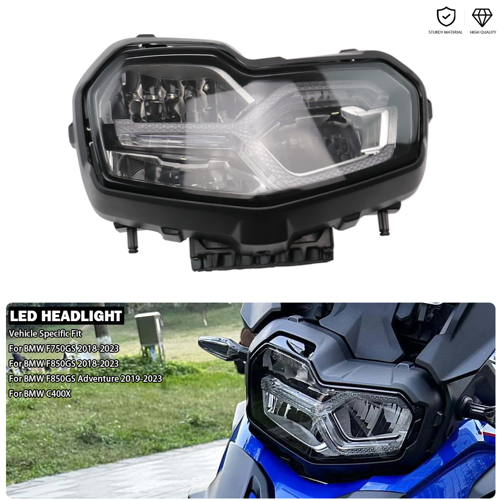 LED ヘッドライトアセンブリフロントヘッドランプ OME ヘッドライト BMW F750GS F850GS F 750 GS 850 Adv F900 アドベンチャー F900GS F800GS C400X