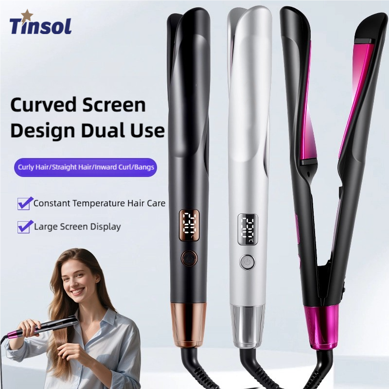 TINSOL 新しい 2-in-1 ヘアアイロン