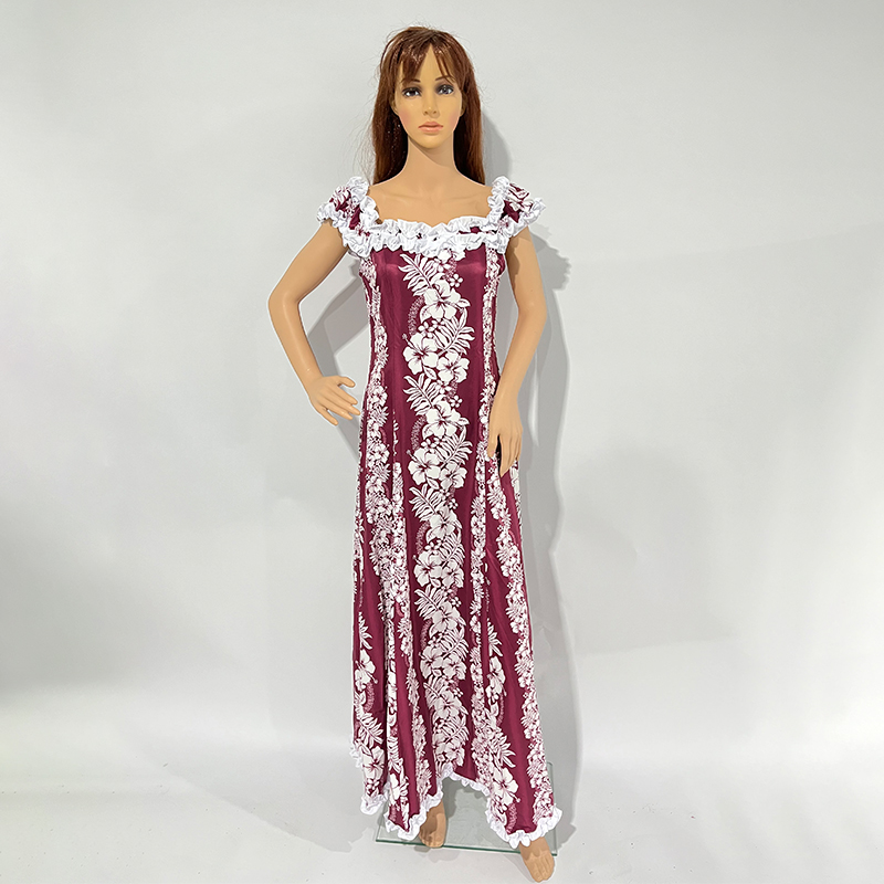 レディース カジュアル ハワイアン フローラル プリント Mumu ドレス サマー ビーチ スイング ドレス レギュラーサイズからプラスサイズまで
