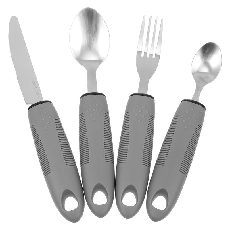 1 セット高齢者の食事器具適応器具キット構築されたカトラリーアップ曲げ可能なスプーン障害者フォーク高齢者パーキンソン病のため