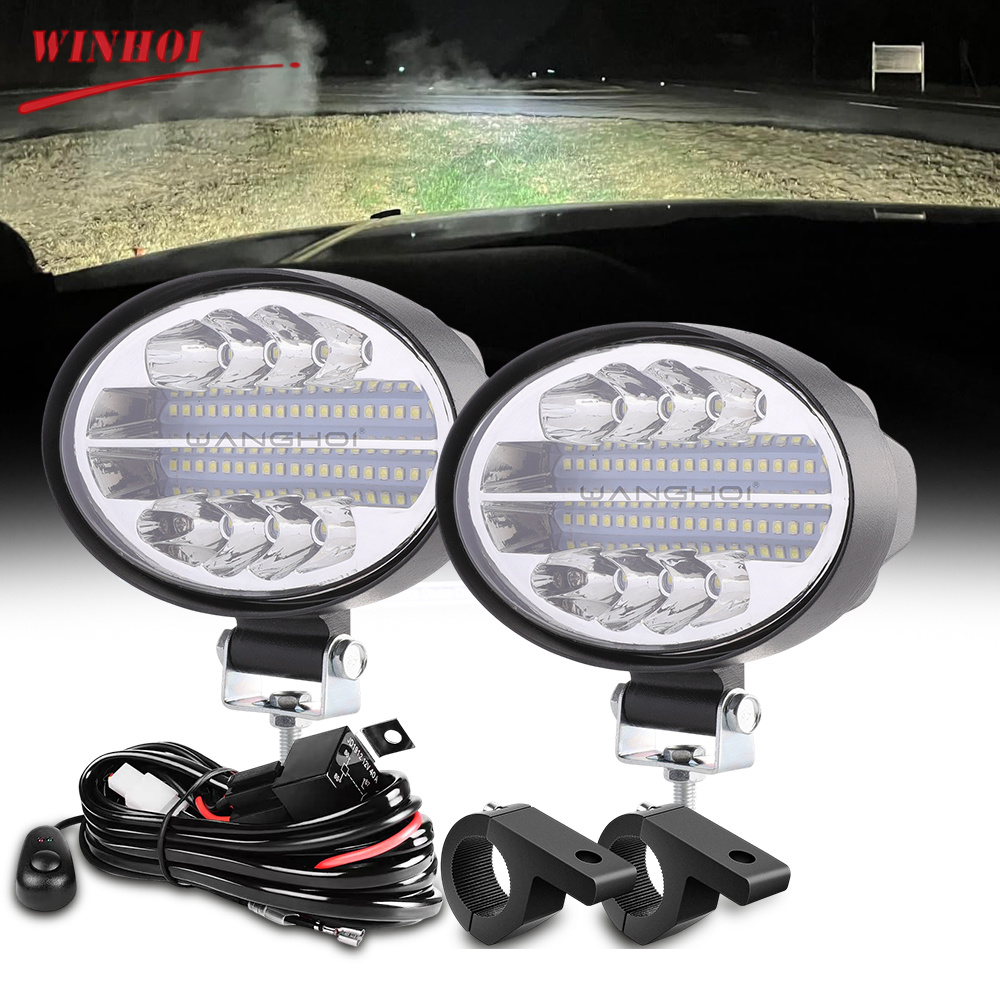 12-24V LED ライトバー追加 LED ヘッドライト自動車 Led バー 4X4 車のスポットライトオフロードトラック車両ボート ATV トラクター用
