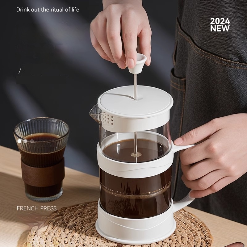 GIANXI ハンドプレスコーヒーメーカー多機能フィルターコーヒーメーカー自家製コーヒーメーカーティーフィルター水出しポット