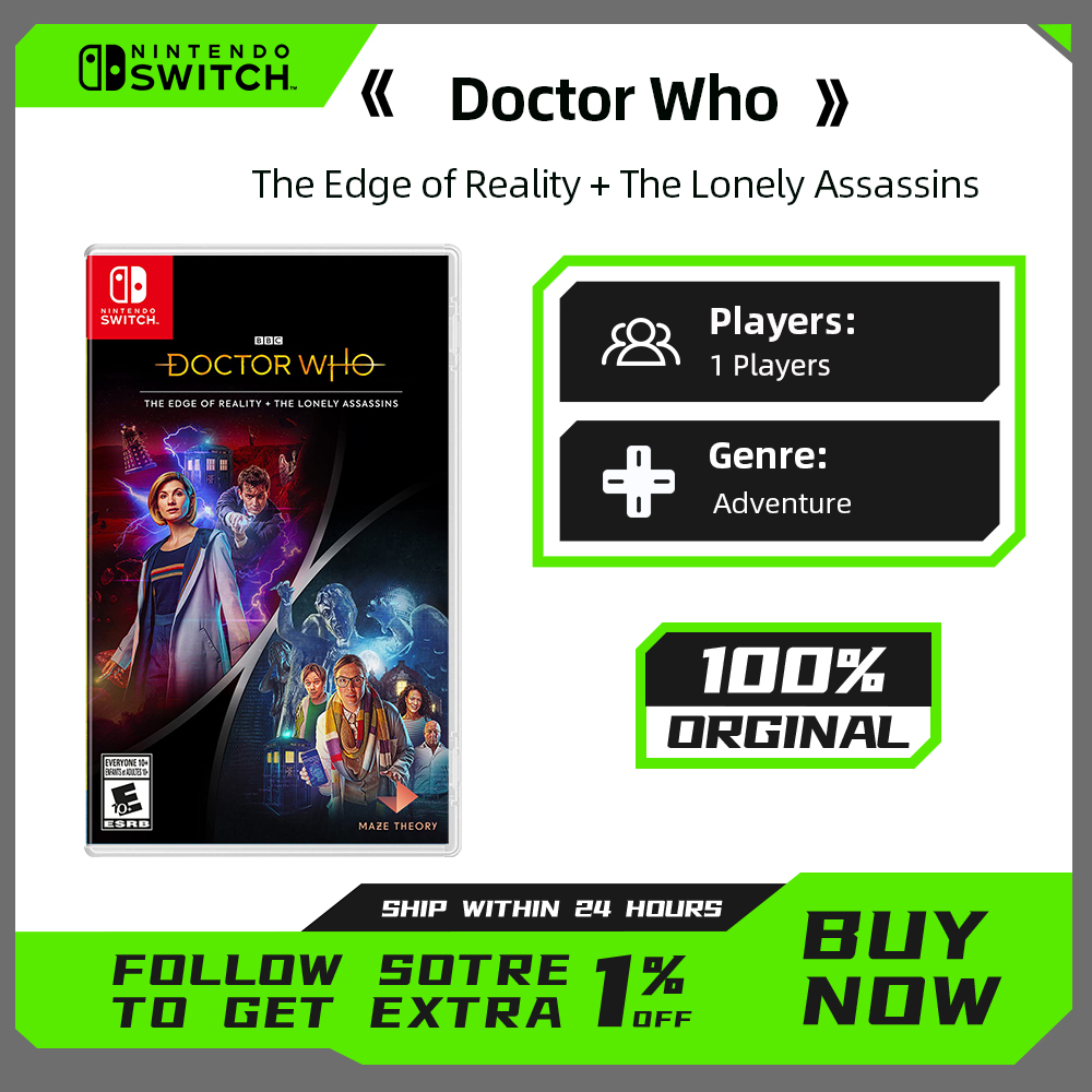 Doctor Who：Duo バンドル - Nintendo Switch OLED Lite 用 Nintendo Switch ゲーム カートリッジ物理カード 
サポート TV 卓上ハンドヘル